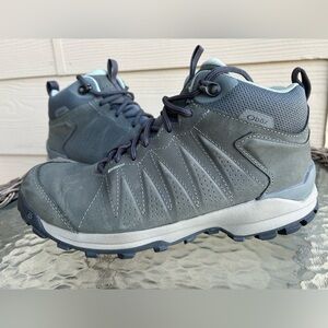 Excellent! Womens OBOZ “Sypes” Mid Waterproof Leather Hiking Boots sz 8.5